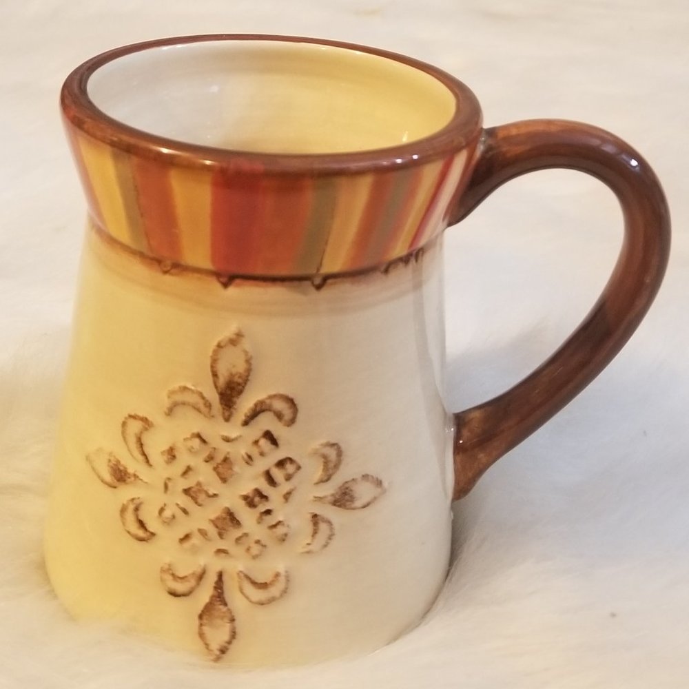Clay Art Vintage Stoneware Coffee Mug